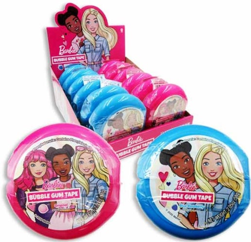 Barbie Bubble Gum Tape 2.05oz 12ct